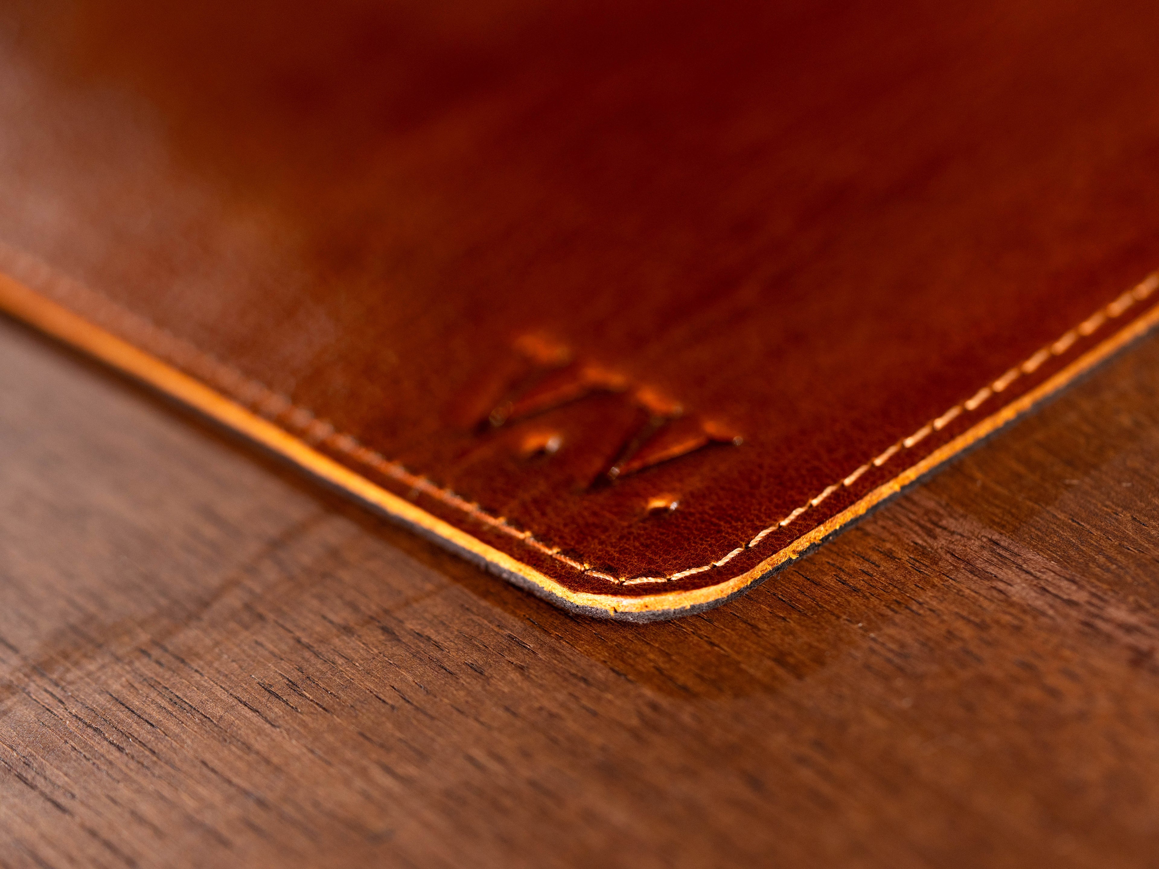 Camel Leather Desk Pad – Large Leather Desk Mat for Office & Home Workspace